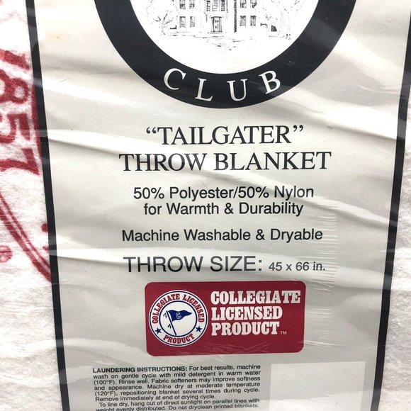 Tailgater Throw Blanket Florida State Seminoles 45x66” Sealed New Old Stock - Picture 2 of 6